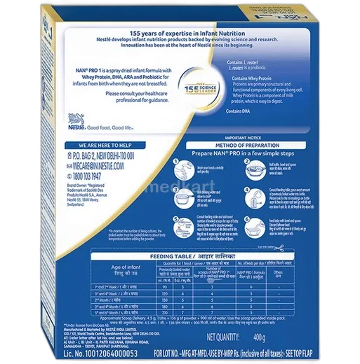 nan pro stage 1 powder 400 gm